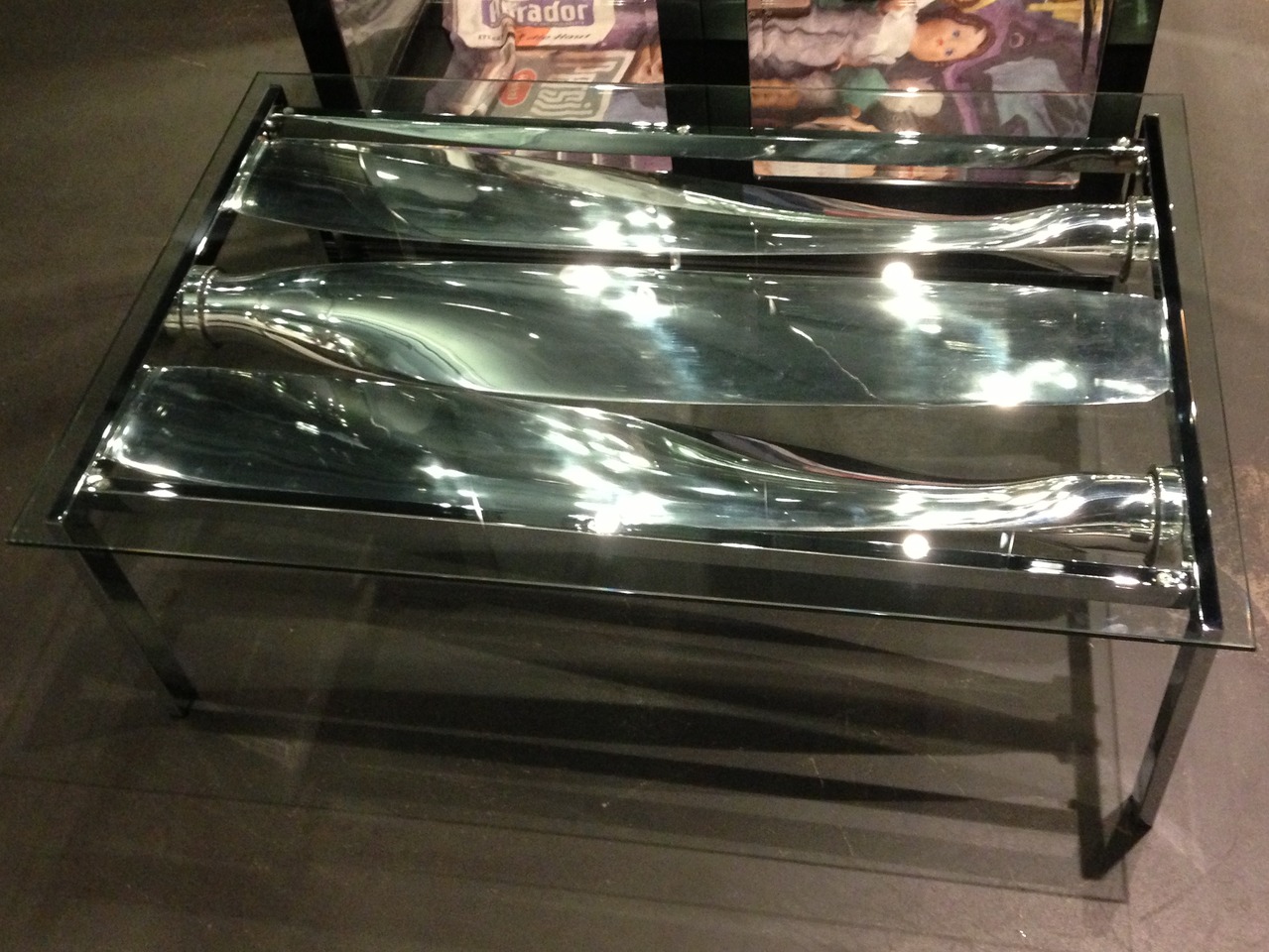 Beechcraft Propeller Coffee Table by PROPELLART Handkrafted